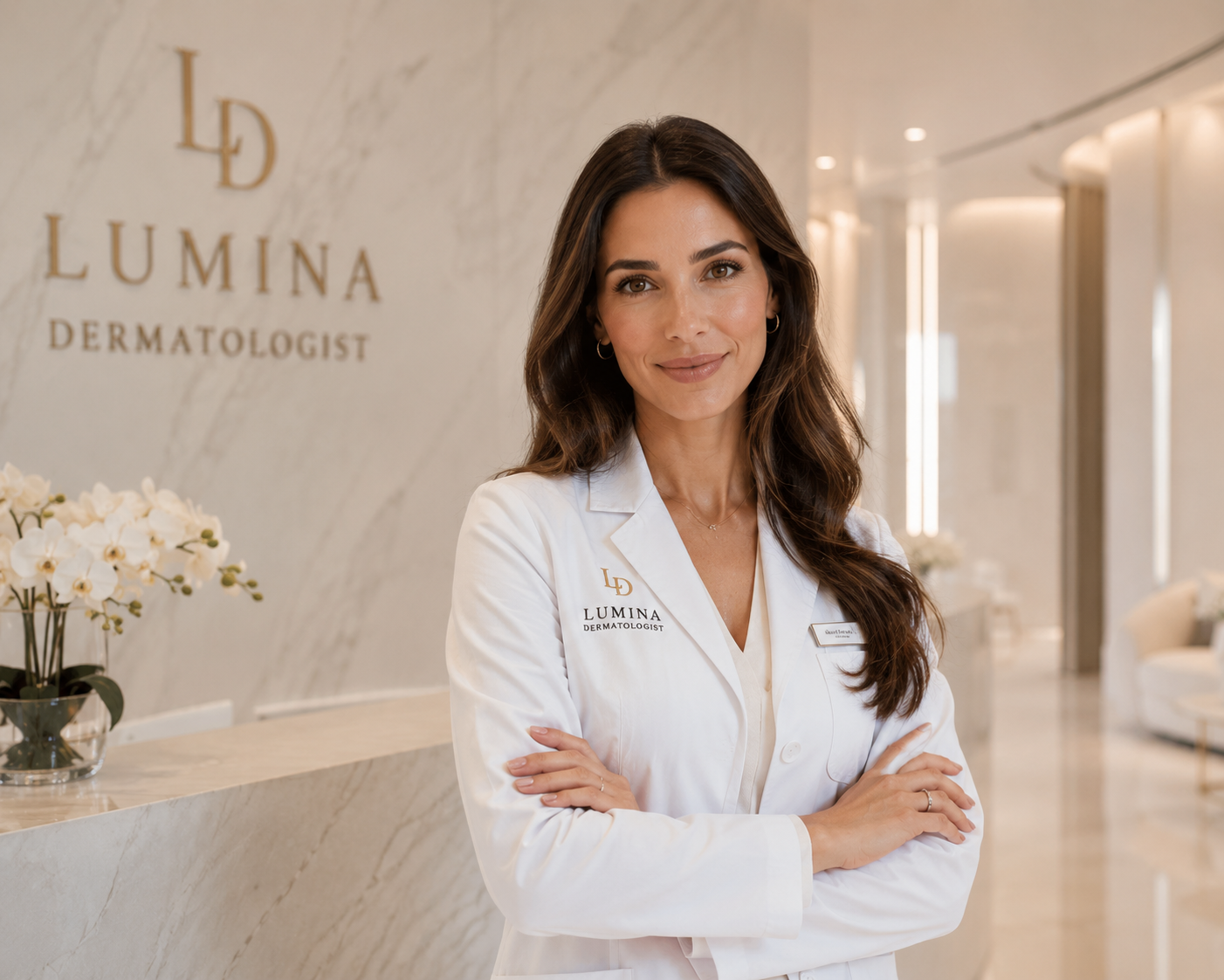 Dr. Elena Marchetti, Founder & Medical Director, at Lumina Dermatology